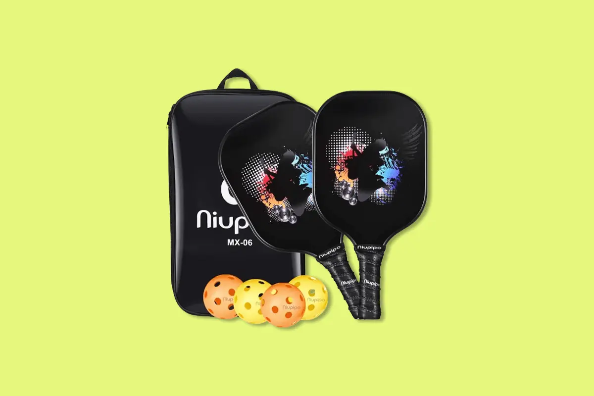 Best Niupipo USAPA Pro MX-06 Graphite Pickleball Paddle Set