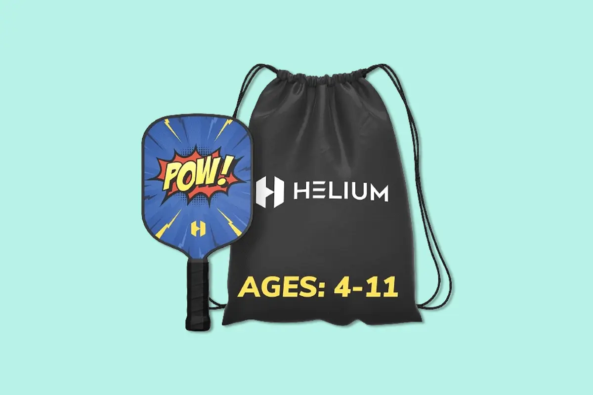 Helium POW Kids Pickleball Paddle Premium Quality & Fun Design